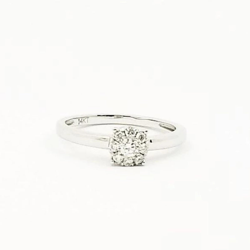 14 kt Illusion Ring - Cape Diamond Exchange