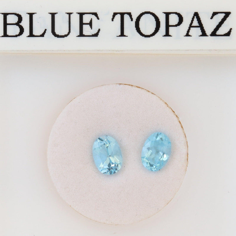 5mmx7mm Sky Blue Oval Topaz Stone - cape diamond exchange