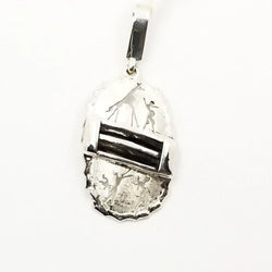 Silver Pendant with Elephant Hair - Cape Diamond Exchange