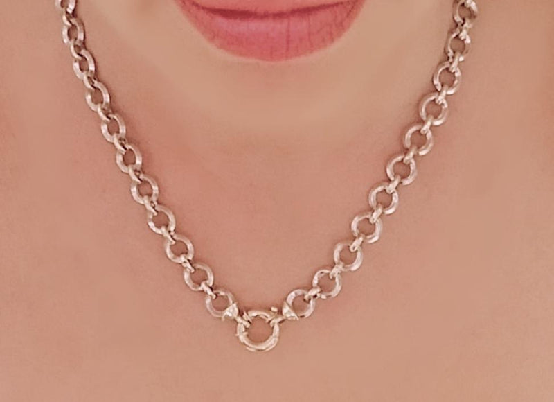 9 kt White and Yellow gold necklace - Cape Diamond Exchange