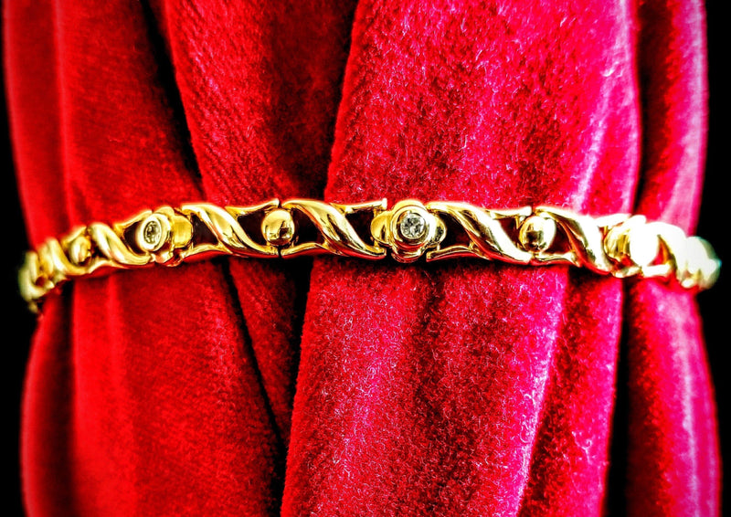 18 kt Yellow Gold Tennis Bracelet - Cape Diamond Exchange