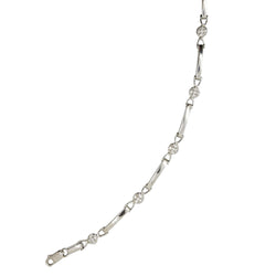 9 kt White Gold bracelet with Cubic Zircon - Cape Diamond Exchange