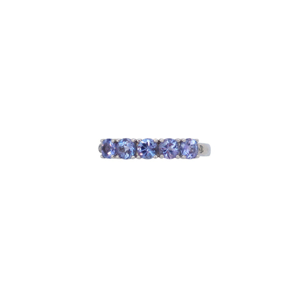 Tanzanite Half Eternity Ring - Cape Diamond Exchange