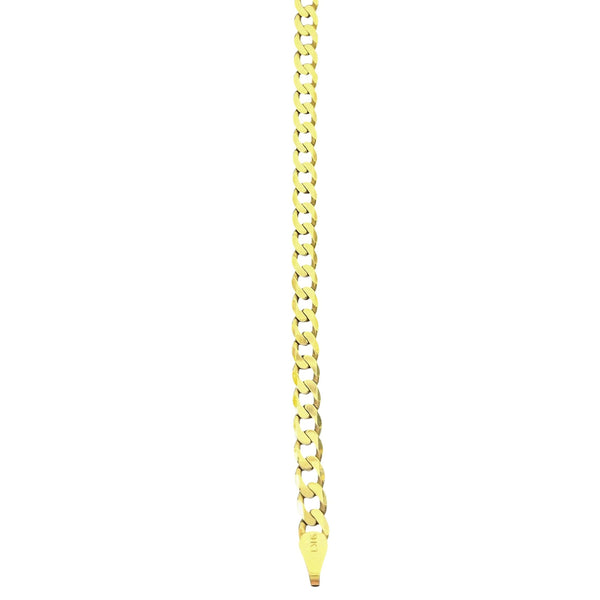 9 kt Yellow Gold Curb Link Bracelet - Cape Diamond Exchange