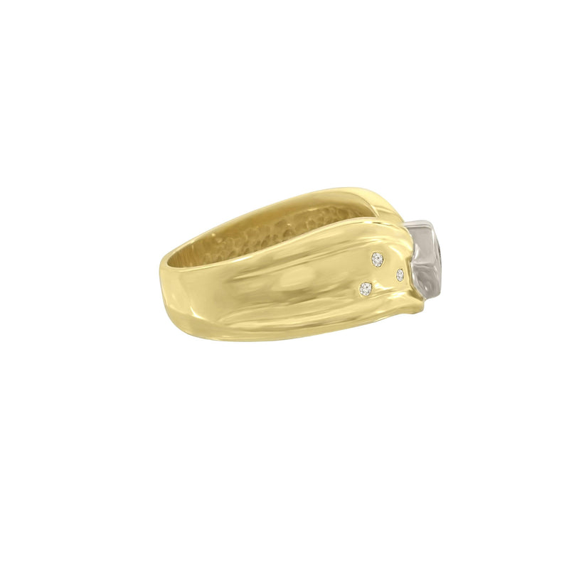 9 kt Yellow Gold Cubic Zircon Ring - Cape Diamond Exchange