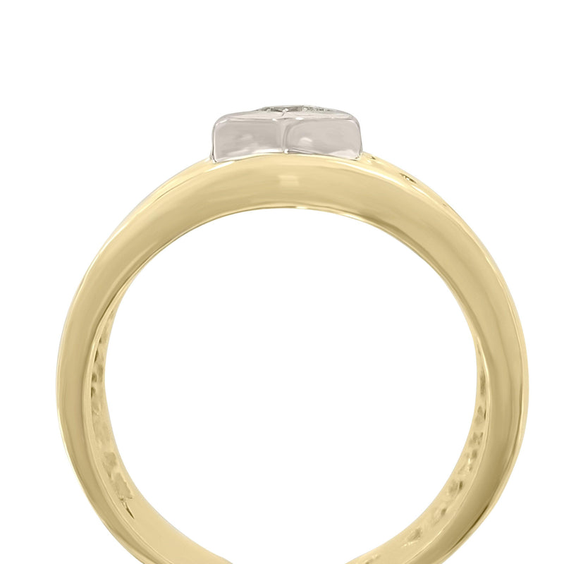 9 kt Yellow Gold Cubic Zircon Ring - Cape Diamond Exchange