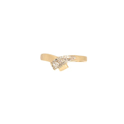 9kt Yellow Gold Cubic Zircon Ring - Cape Diamond Exchange