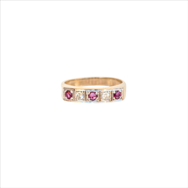 Ruby and Diamond Eternity Ring