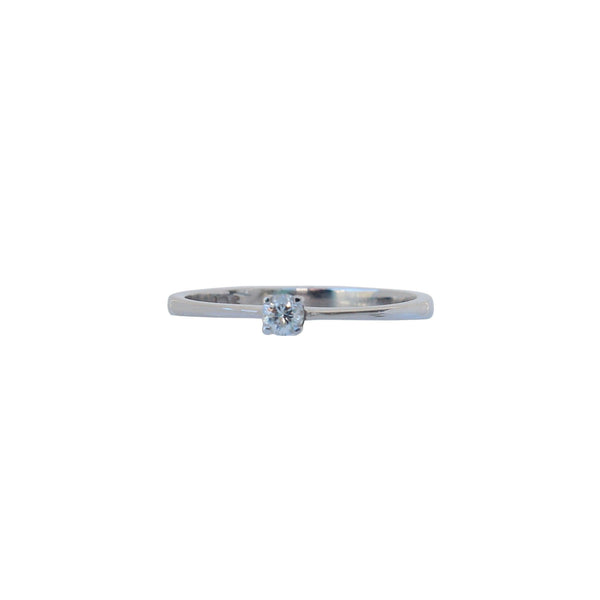 White Gold Diamond Engagement Ring - cape diamond exchange