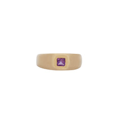 yellow gold and Amethyst gemstone - Cape Diamond Exchange