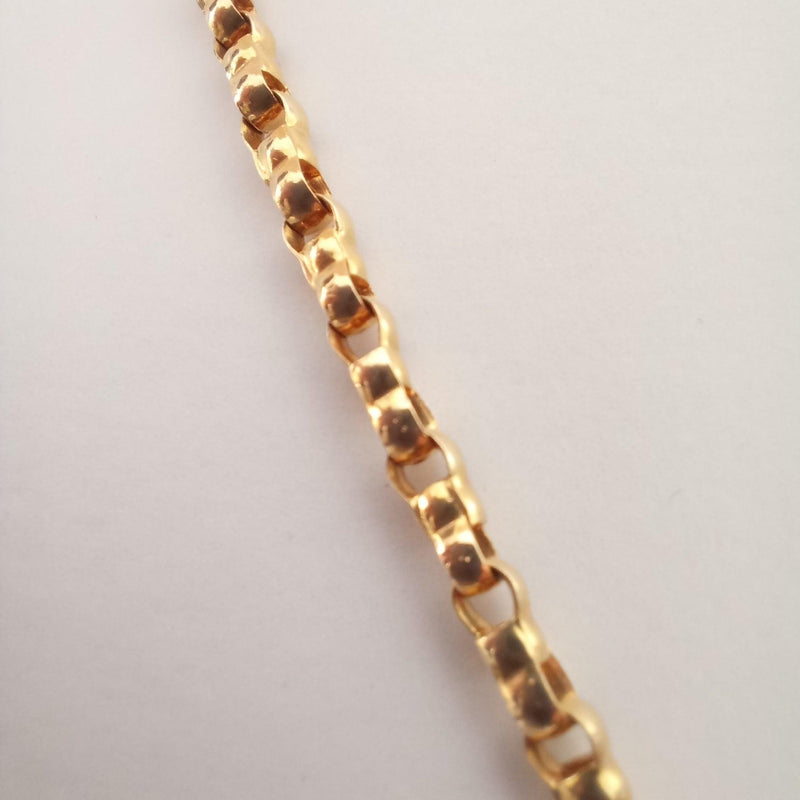 18kt Yellow Gold Belcher chain - Cape Diamond Exchange