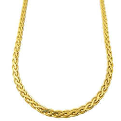 18 kt Yellow Gold Braided Neck-piece - Cape Diamond Exchange