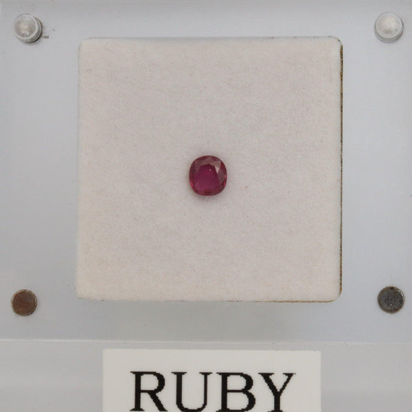 Cushion Ruby Stone - cape diamond exchange