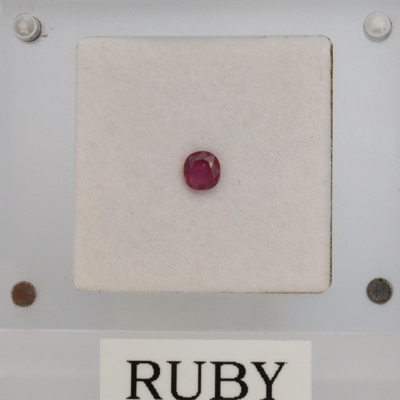 Cushion Ruby Stone - cape diamond exchange