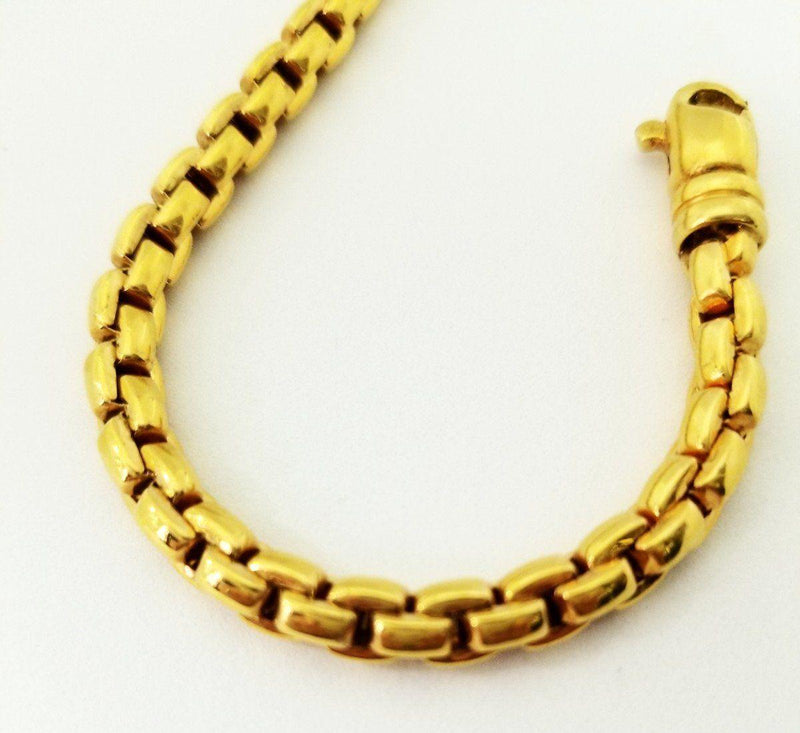 9 kt Yellow Gold Fope Bracelet - Cape Diamond Exchange