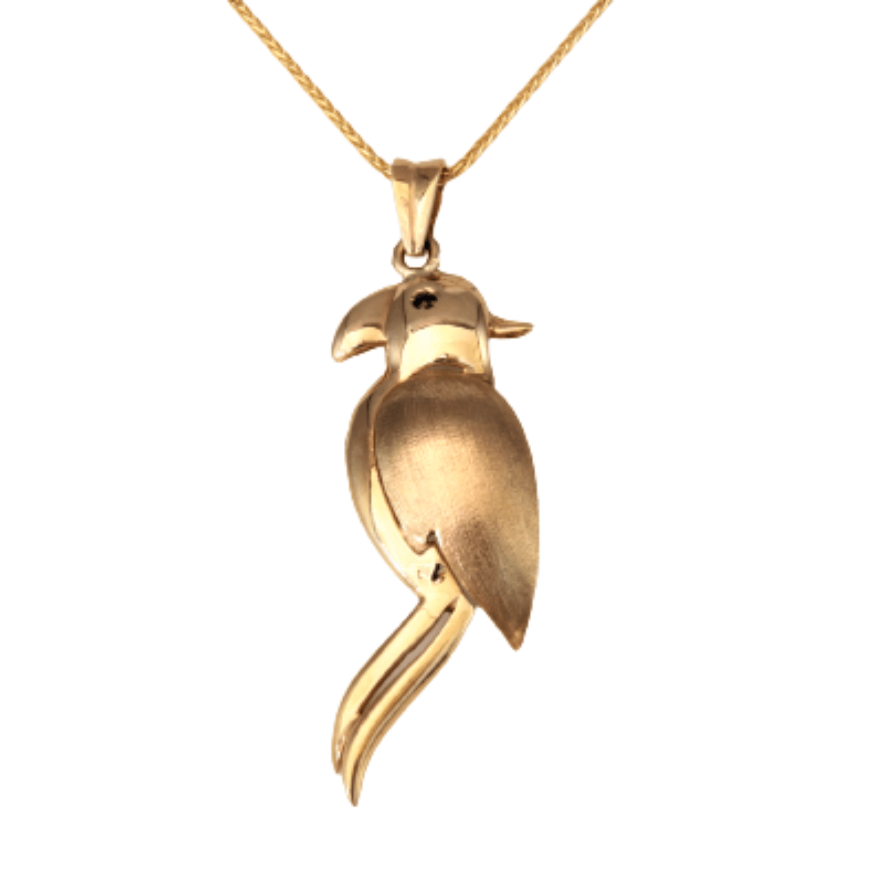 Gold 2025 parrot necklace