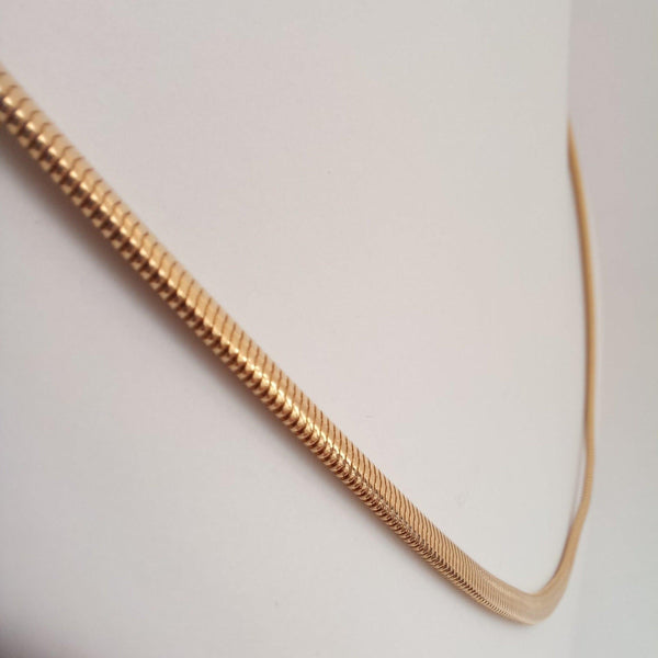 18kt Yellow Gold Herringbone chain - Cape Diamond Exchange