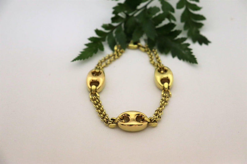 Yellow Gold Gucci Belcher Bracelet - Cape Diamond Exchange