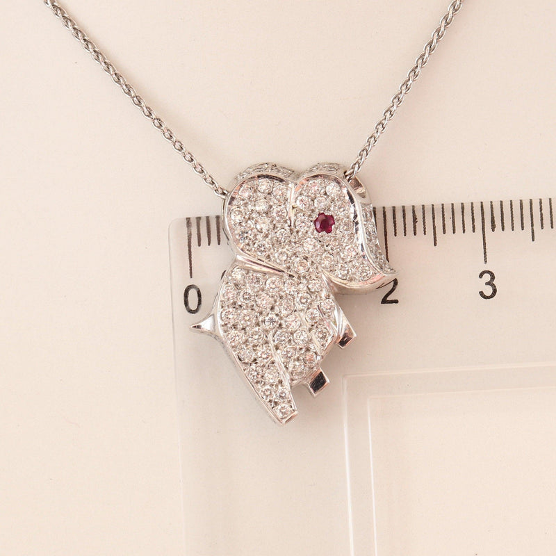 Diamond Elephant Pendant with diamonds - Cape Diamond Exchange