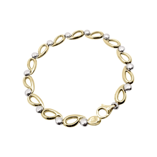 9kt Yellow and White Bracelet - Cape Diamond Exchange