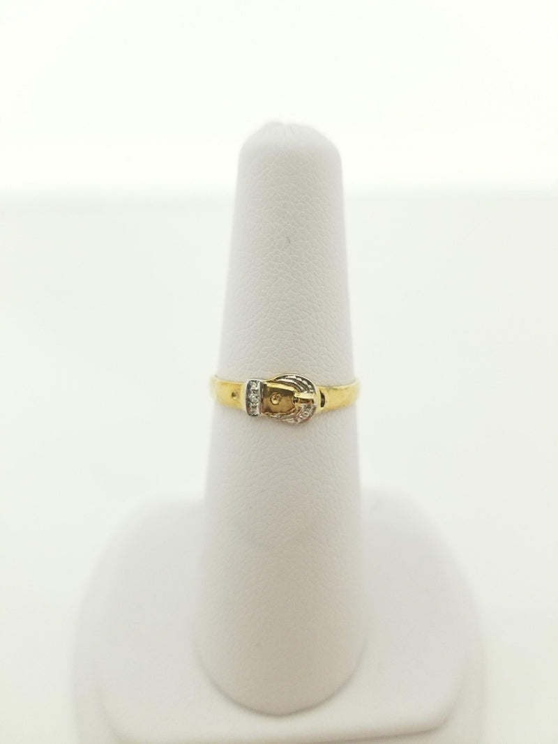 Gold Buckle Ring - Cape Diamond Exchange