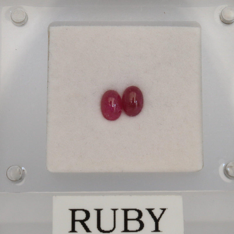 4.2mmx6mm Oval Cab Ruby Stone - cape diamond exchange