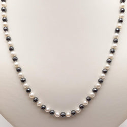 Hematite and Pearl Necklace - Cape Diamond Exchange