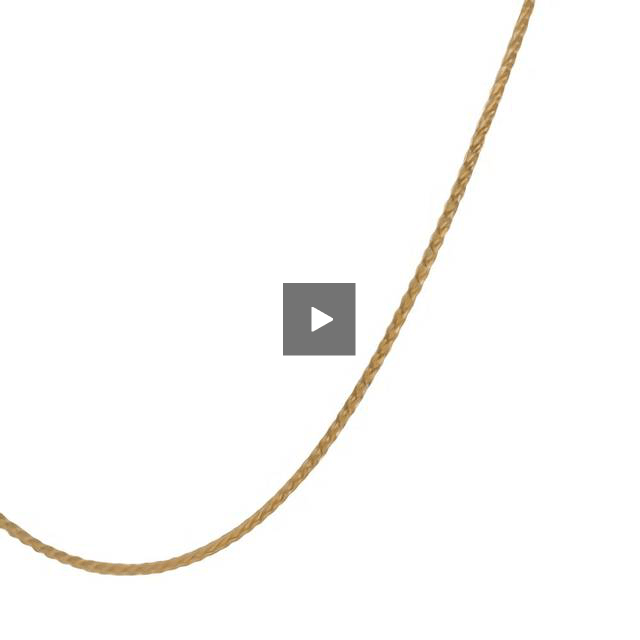 Yellow Gold Wheat Link Chain is a 9 karat, 40 cm metal made of links that resemble wheat.  Cape Diamond exchange 