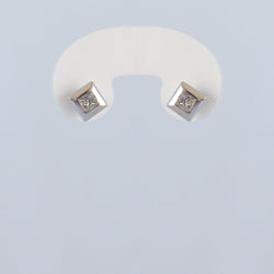 Princess Cut Diamond Square Earrings - cape diamond exchange