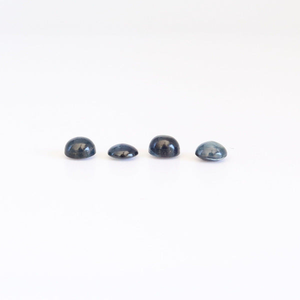 3.8mm round cab sapphire - cape diamond exchange