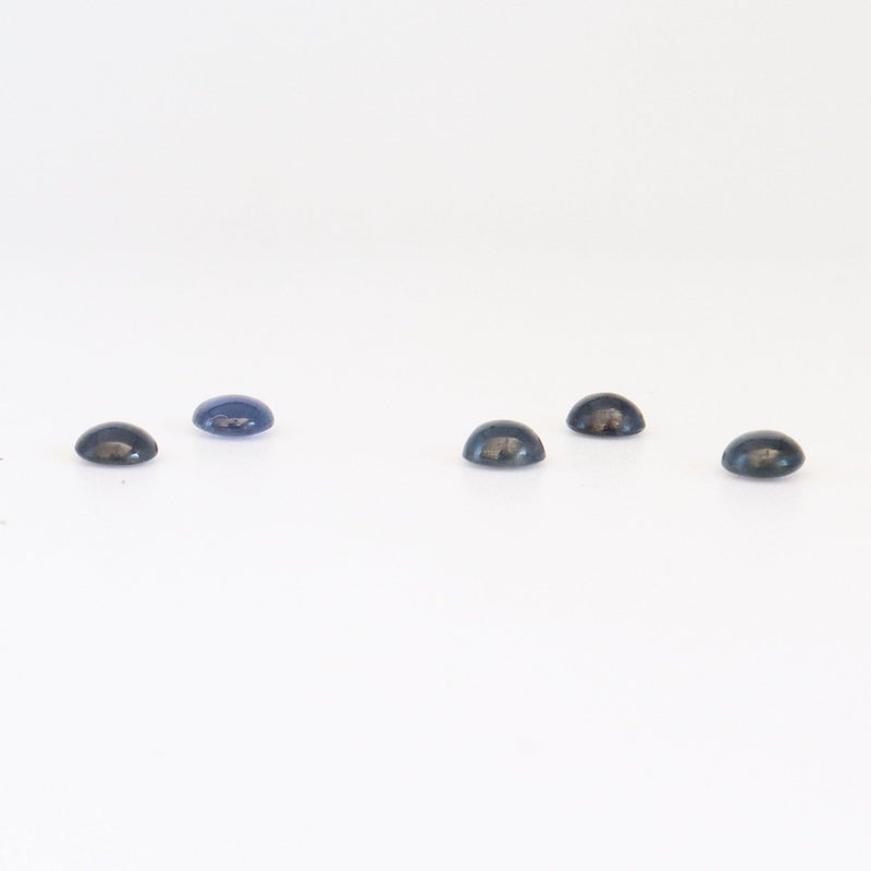 3.9mm round cab sapphire - cape diamond exchange