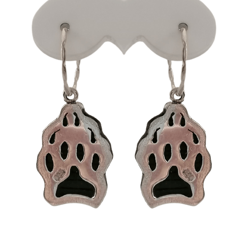 Silver Rockart Paw Elephant Hair Earrings Cape Diamond Exchange in St. George's Mall