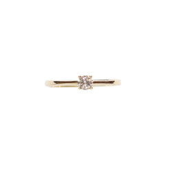 Yellow Gold Solitaire Engagement Ring - Cape Diamond Exchange 