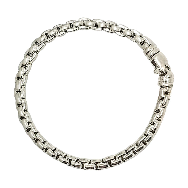 9 kt White Fope Gold Bracelet - Cape Diamond Exchange