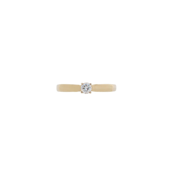 Yellow Gold Diamond Engagement Ring - cape diamond exchange