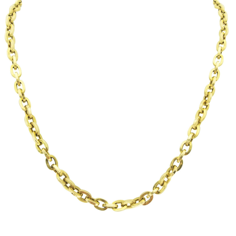 Anchor Chain of 9 kt Yellow Gold Cape Diamond Exchange in St. George's Mall