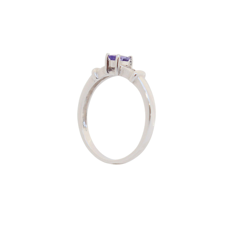 Oval Tanzanite and Diamond Ring Set in 9kt - cape diamond exchange