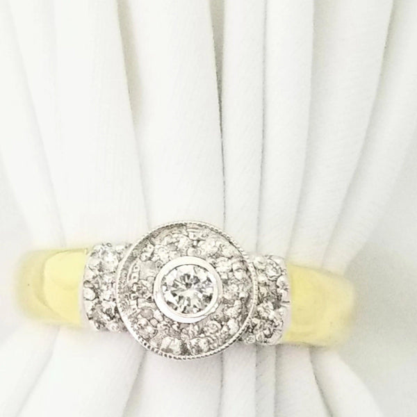 18kt Yellow Gold Diamond Ring - Cape Diamond Exchange