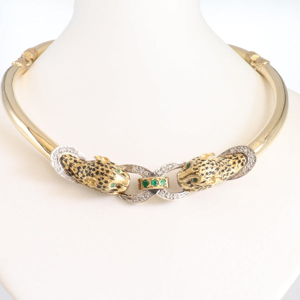 Leopard's Head Necklace - cape diamond exchange